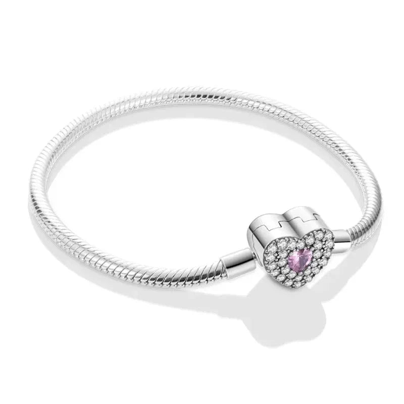 Pulseira L'amuleto Pink Heart